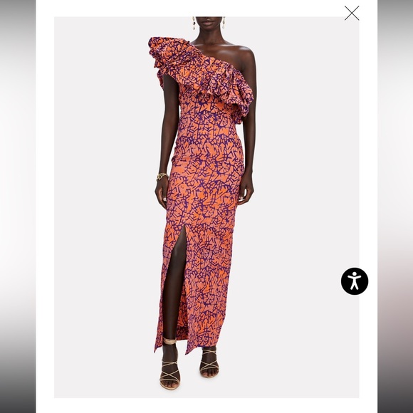 Sika Dresses & Skirts - Sika one shoulder sheath dress